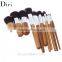 Synthetic Hair Kabuki Foundation Blending Concealer Eye Powder Brushes with pouch