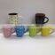 2017 Dora Color Glaze flower porcelain coffee mug