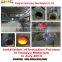Furnace castable refractory top-cap and spout material castable cement