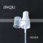 Chiese factory direct sale white PP fine mist perfume sprayer with transparent cap 20/410