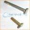 China Factory sales mushroom head furniture screw 1/4-20t