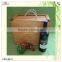 decorative six bottle pack wood beer wine gift box