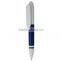 Universal white plastic ball pen with logo printed