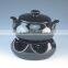 red,yellow,balck color ceramic type casserole set