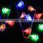 Wholesale holiday hanging new year lighting christmas decoration sky blue led string light