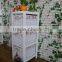 white wooden cabinet with drawers/wooden chest/wooden furniture