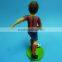 Custom football figure,OEM plastic football figures big head, Custom plastic football player figure