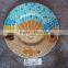 mosaic glass cheap decorative plates