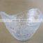 glass fruit bowl boat shape glass bowl
