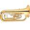 Entry model Brass body Bb tone gold lacquer marching euphonium