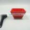 Solid Color Square Melamine Butter Dish With Customer Logo