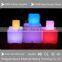 Led furniture Plastic RGB color change led cube