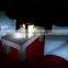 inflatable sofa with led light/garden led sofa