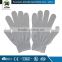 Industrial knitted cheap white cotton gloves