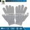 Industrial knitted cheap white cotton gloves