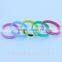 1/2 inch inkflled cancer awareness silicone bands