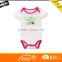 Newborn Clothes Short Sleeve Infant Product cotton Baby Romper with printing