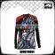 Mens Gorilla full print custom design compression shirts with long sleeves