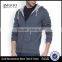 Blue Denim Hooded Mens Sweatshirt Customizable Attached Hood With Drawstrings Hoody Long Sleeves Slant Pockets Sweaters Custom