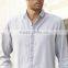 Casual long sleeve Cotton and linen shirt for men
