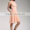 Women clothes 2017 women back cross solid color sleeveless midi dresses