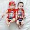 S33618W 2017 Fashion Newborn Baby Clothes Baby Romper Cute Printed Romper
