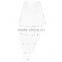 Asymmetrical Long White Tiered Skirt for Summer Designer Woman Party Wear