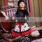 Christmas reindeer embroidery girls wholesale boutique outfit