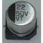 50v22uF 6.3X5.4 capacitor with SMD