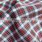 Red Plaid Cotton Printed Flannel Fabric