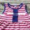 Pink Striped Baby Summer Clothes 2017 Sleeveless Tops Icing Shorts Outfit M7042004