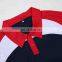 Classic color combination sports polo shirt