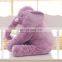 Elephant baby plush toys wholesale 60cm elephant plush pillow soft plush toys