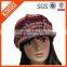 Wholesale knitted winter acrylic customized fashion crochet hat