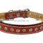 Customized High quality Leather large dog collar