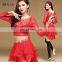 T-5146 France best sales newest Sexy lace hot drill belly dance top and skirt set