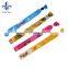 custom design logo wristband with polyester for party