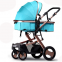 Factory Wholesale High-End New style and Luxury Aluminum Alloy Baby Stroller,Can Sit and Lie Baby Pram,