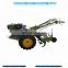 agriculture hand tractor for sale with Seat Rotary cultivator Electric start Wood packing Install video and Random small tools
