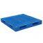 Double faced four way entry plastic pallet for forklift and stacking