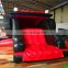 Popular Kitty Theme Inflatable Bounce House With Slide For Kids Play Center