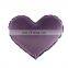 Custom Cute Purple Heart Shaped Pillow Toy Throw Pillows Gift for Living Room