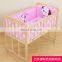 2020 new design 5 pcs 100% cotton fabric reactive printing cartoon animal pattern  soft crib baby bedding set with factory price