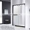 Modern bathroom tempered glass sliding stainless steel shower room