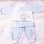 Splicing cotton New Born Baby pajamas set