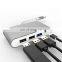 usb to 4 ports connector usb 3.0 2.0*2 type-c 20-40M/S adapter