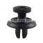 100Pcs Car 8mm Hole Plastic Rivets Fastener Push Clip Black Door Trim Panel Retainer Fastener Clips for Toyota Hond