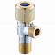 Factory hot sell 90 degree angle valve brass color 1/2 angle valve