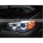 upgrade to white LED angel eyes LED light brow HID XENON headlamp headlight 2014-2017 for BMW 5 series F18 Xenon 2011-2013