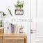 Modern Flower Bud Vase Wall Hanging Glass wood Planter Plant